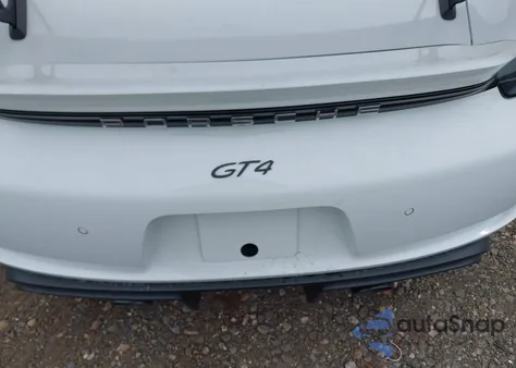 2020 Porsche Cayman Gt4 from USA, damaged, VIN WP0AC2A85LS289459